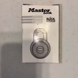 G28402 ~ Master Lock No. 1525EZ General Security Simple Combination Lo,